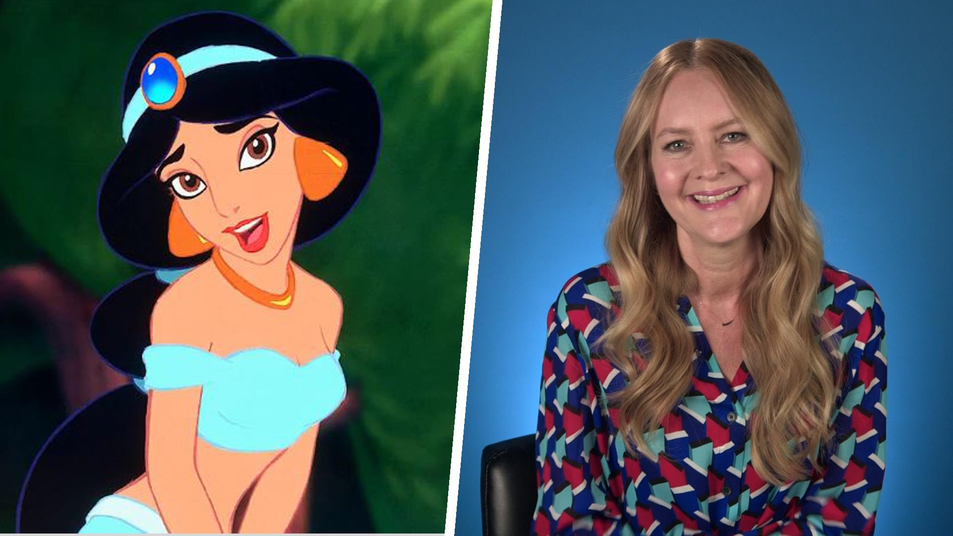 Linda Larkin, original voice of Jasmine in 'Aladdin,' re-enacts her  character's best lines