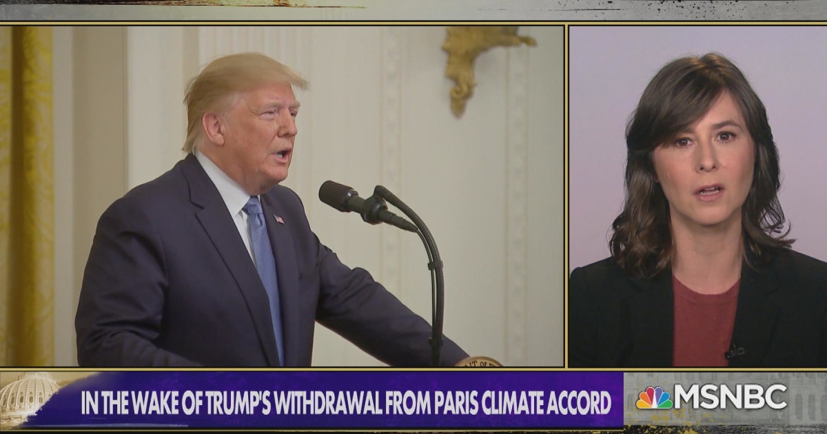 Trump administration sidelines climate change policy in 2019 - MSNBC
