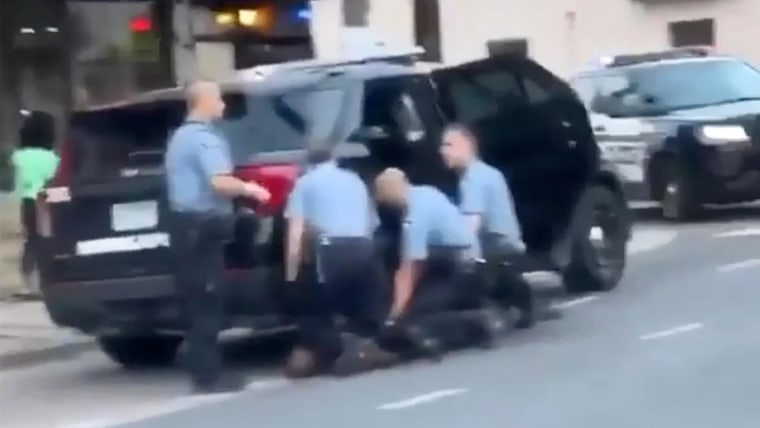 New video appears to show George Floyd on the ground with three ...