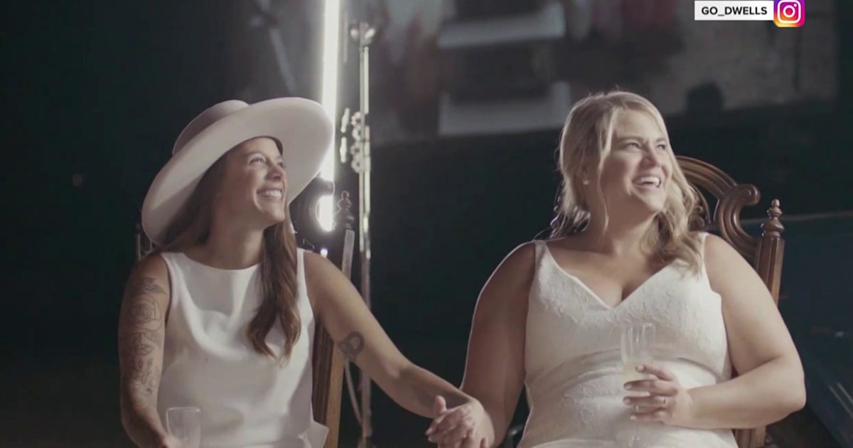 Lesbian Couple Celebrates Love With Drive In Wedding