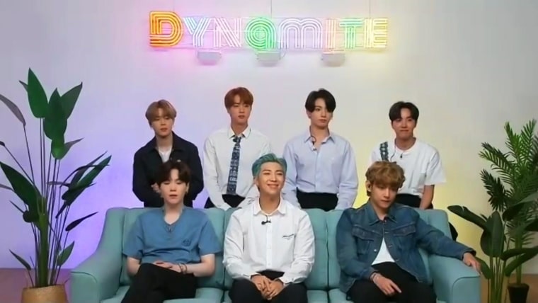 Bts Dynamite Band Members Talk First All English Song