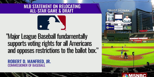 MLB pulls All-Star Game from Atlanta in protest of restrictive new voting  law